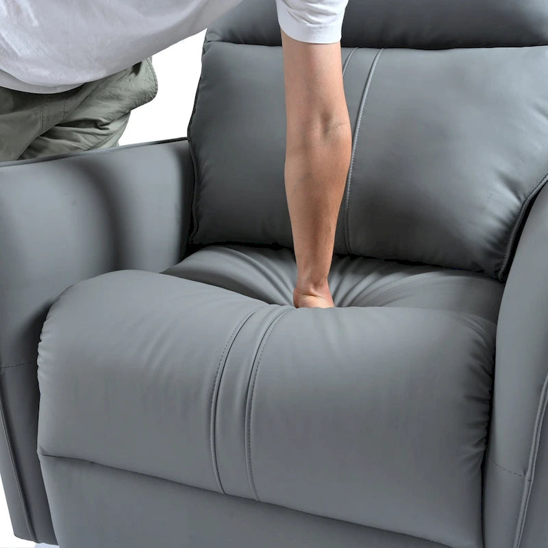 Fauteuil inclinable électrique pivotant et berçant pour adultes, fauteuil inclinable pivotant et berçant à 270, petit fauteuil inclinable électrique pour salon