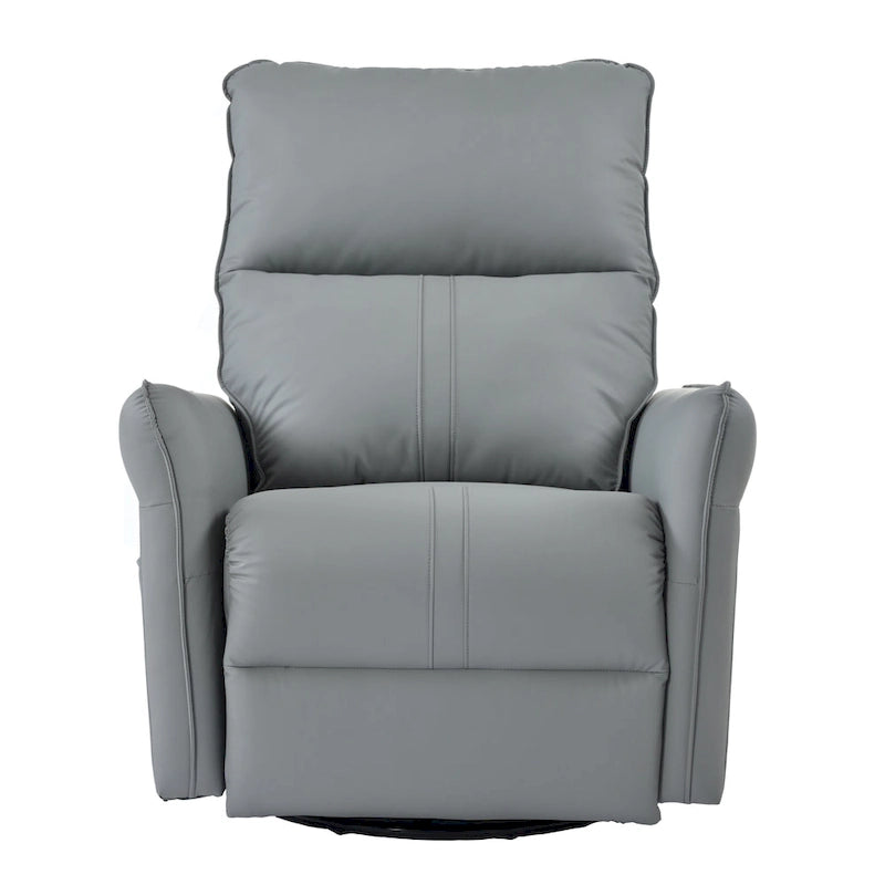 Fauteuil inclinable électrique pivotant et berçant pour adultes, fauteuil inclinable pivotant et berçant à 270, petit fauteuil inclinable électrique pour salon