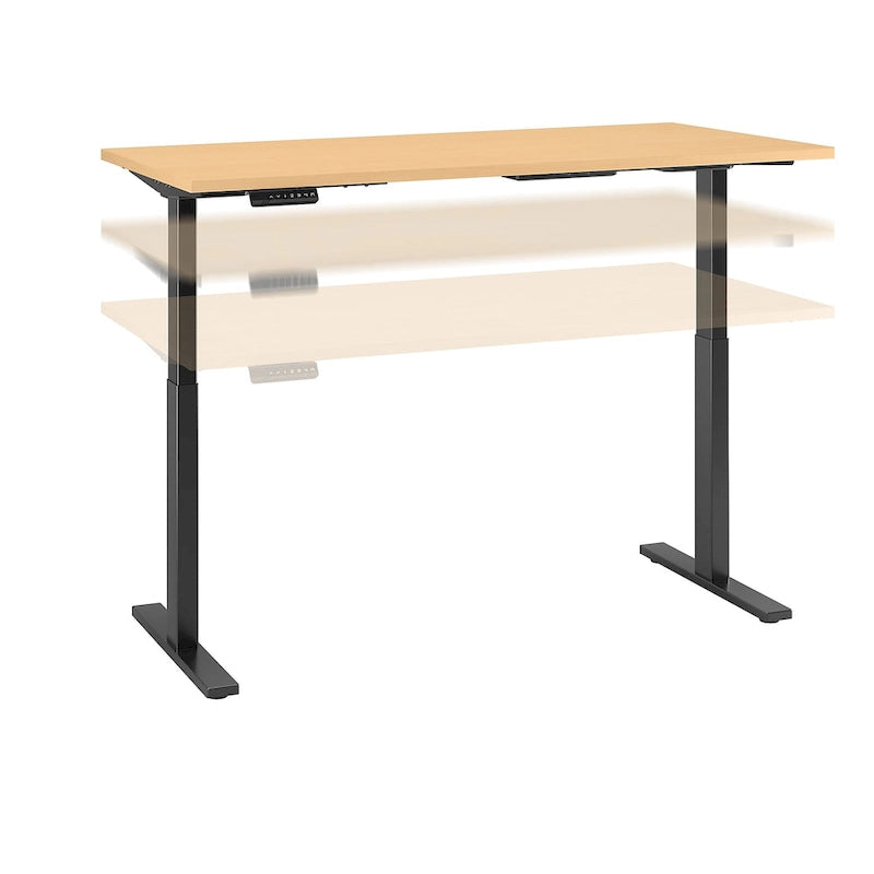 Bureau assis-debout électrique à hauteur réglable 60x30