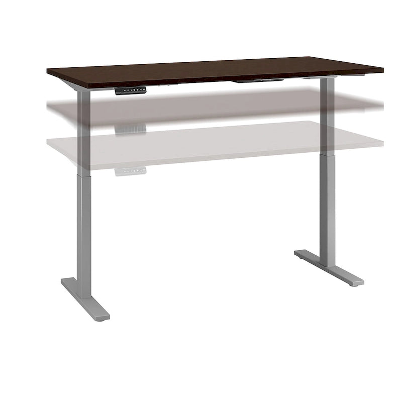 Bureau assis-debout électrique à hauteur réglable 60x30