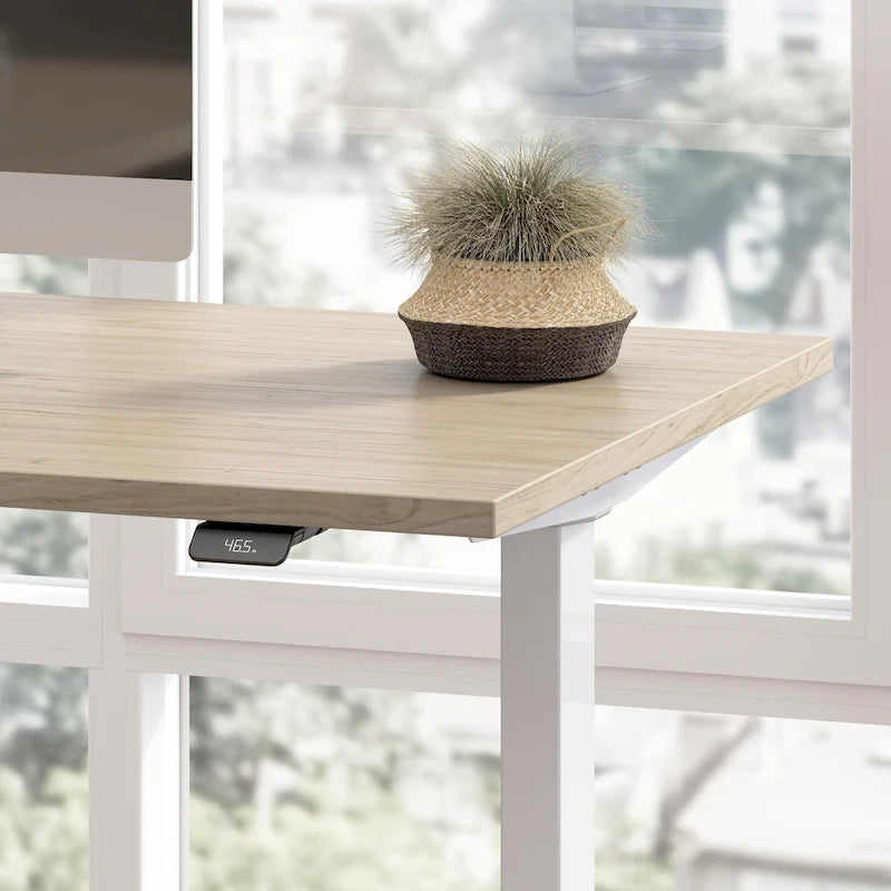 Bureau assis-debout électrique à hauteur réglable 60x30