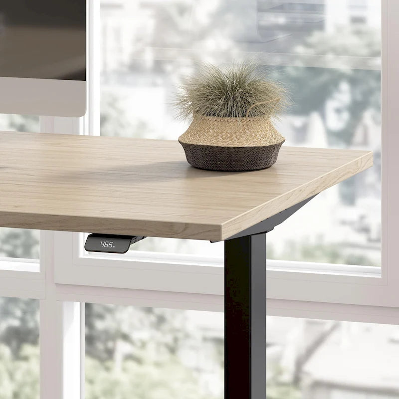 Bureau assis-debout électrique à hauteur réglable 60x30