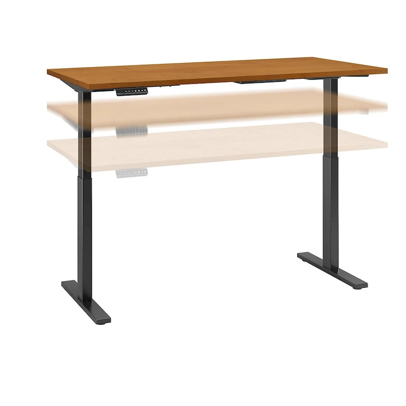 Bureau assis-debout électrique à hauteur réglable 60x30