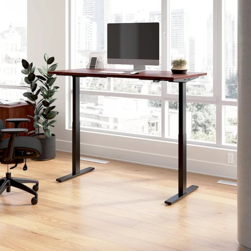 Bureau assis-debout électrique à hauteur réglable 60x30