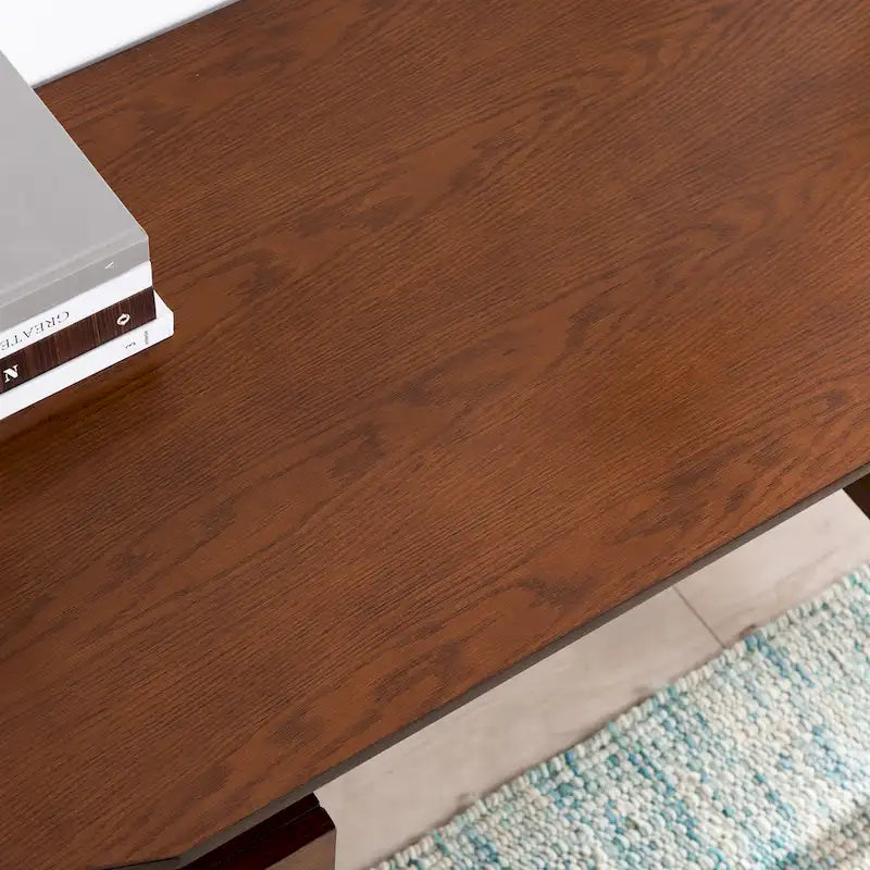 Schreibtisch im Mid-Century-Modern-Stil mit Stauraum