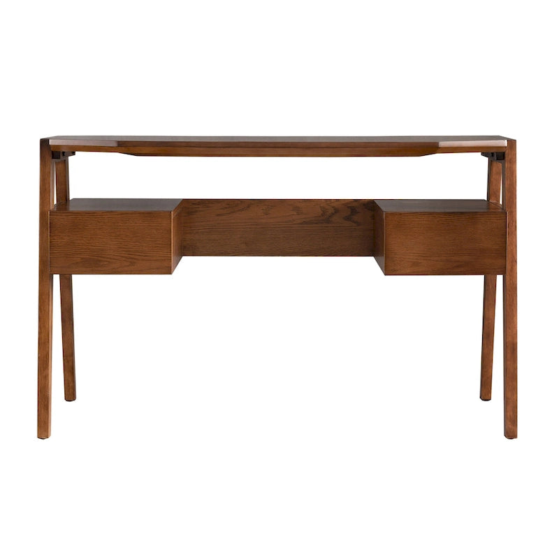Biurko do pisania w stylu mid-century modern ze schowkiem