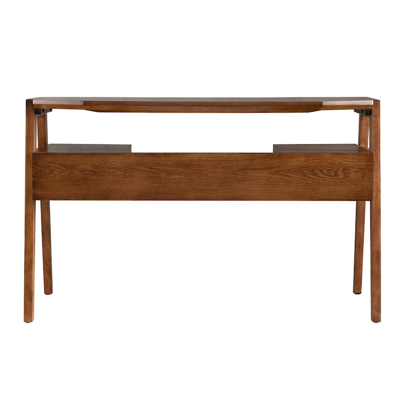 Biurko do pisania w stylu mid-century modern ze schowkiem