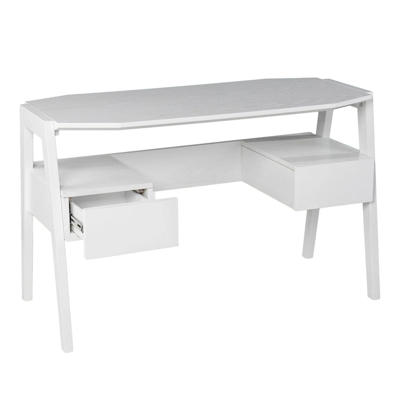 Biurko do pisania w stylu mid-century modern ze schowkiem
