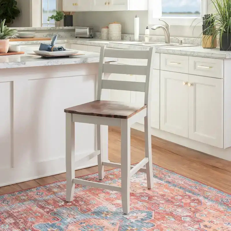 Crovetti Farmhouse Counter Stool (Set of 2)