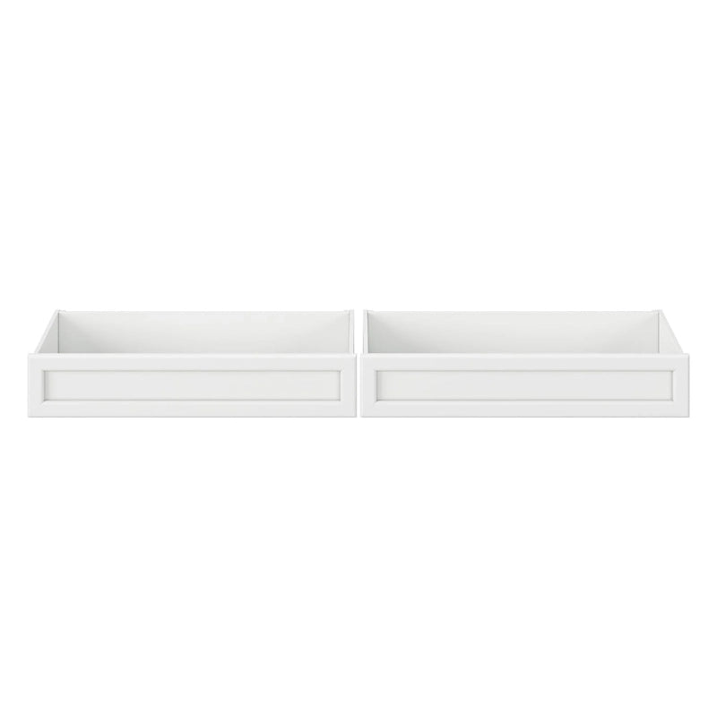 Cassetti contenitore sottoletto moderni di metà secolo per letti Queen-King-Twin XL