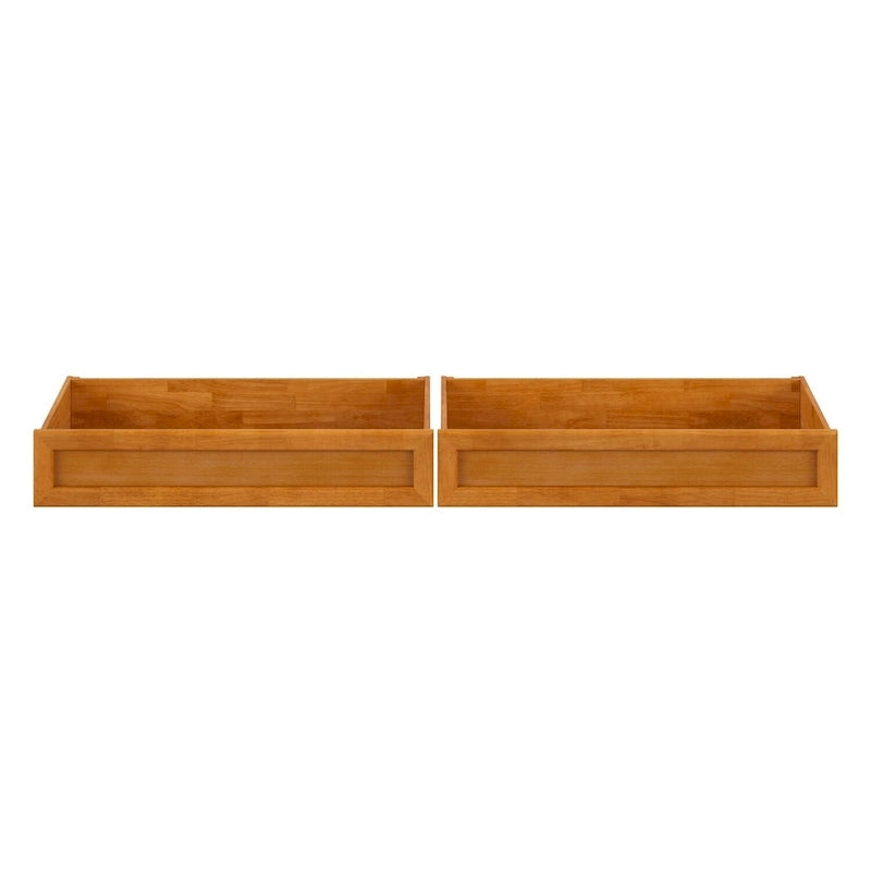 Cassetti contenitore sottoletto moderni di metà secolo per letti Queen-King-Twin XL
