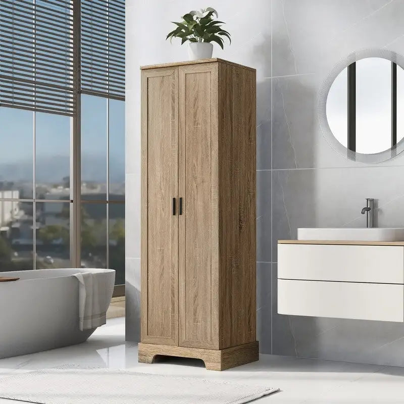 Mobile contenitore con due ante, ripiano regolabile, pannello in MDF