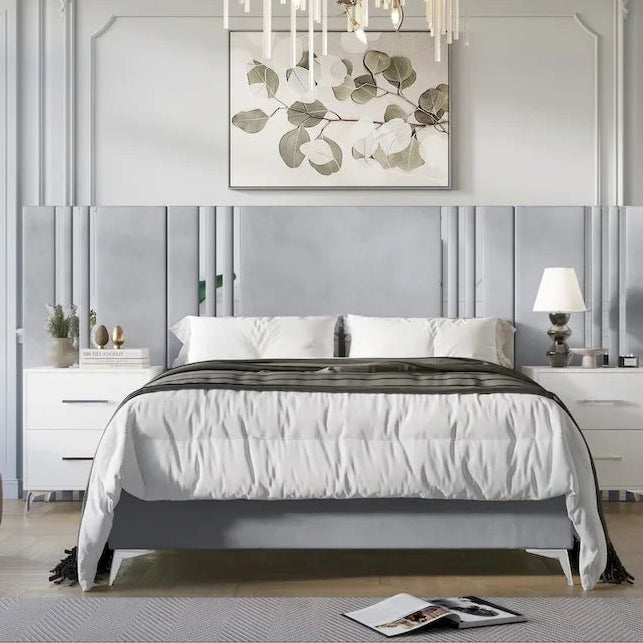 Laytec Upholstered Platform Bed