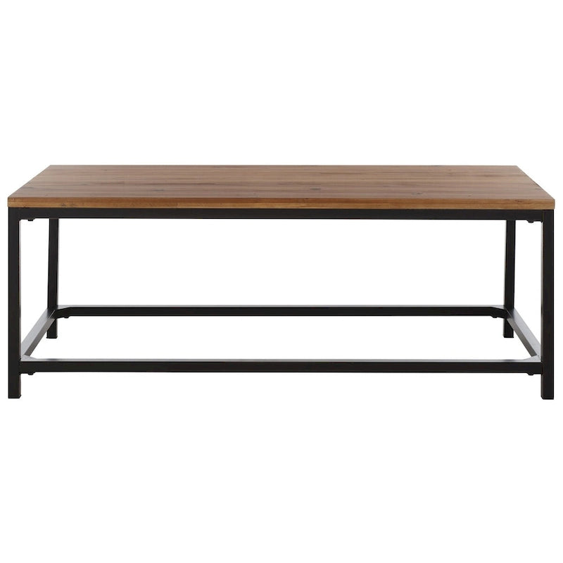 Tavolino da caffè con finitura in legno recuperato - 48" x 24" x 17.7"