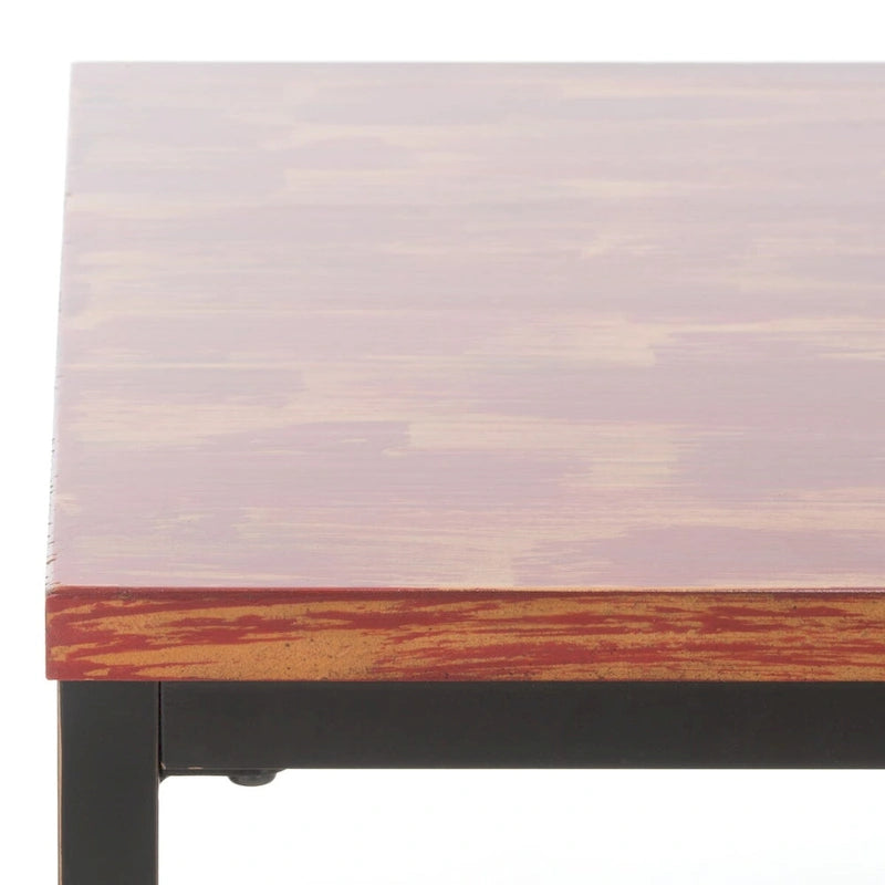 Tavolino da caffè con finitura in legno recuperato - 48" x 24" x 17.7"