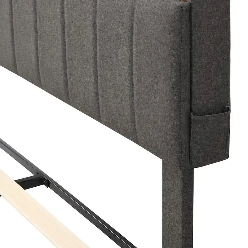 Full Size Upholstered Platform Bed