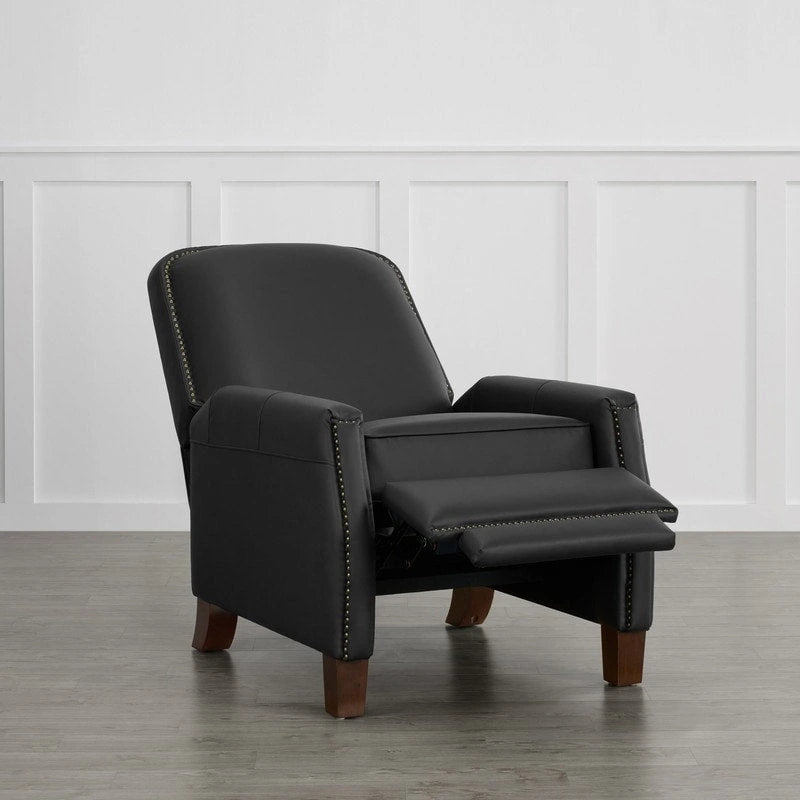 Relaxsessel mit Druckmechanik für Erwachsene, Kunstledersessel fürs Wohnzimmer