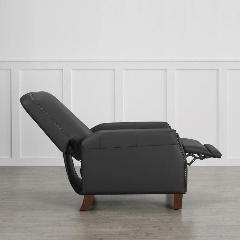 Relaxsessel mit Druckmechanik für Erwachsene, Kunstledersessel fürs Wohnzimmer