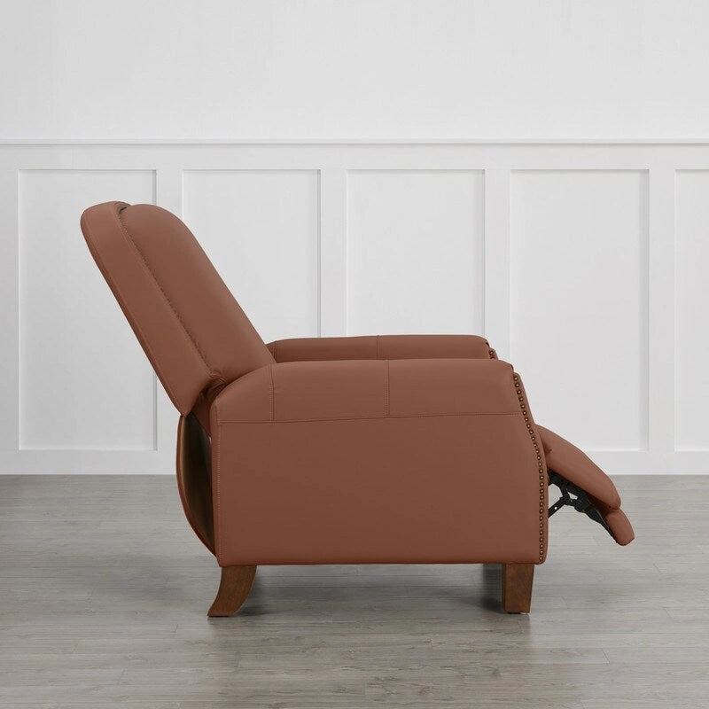 Relaxsessel mit Druckmechanik für Erwachsene, Kunstledersessel fürs Wohnzimmer