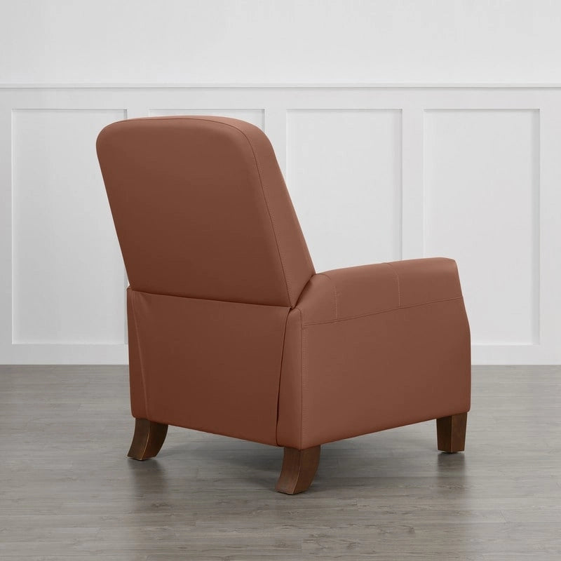 Relaxsessel mit Druckmechanik für Erwachsene, Kunstledersessel fürs Wohnzimmer