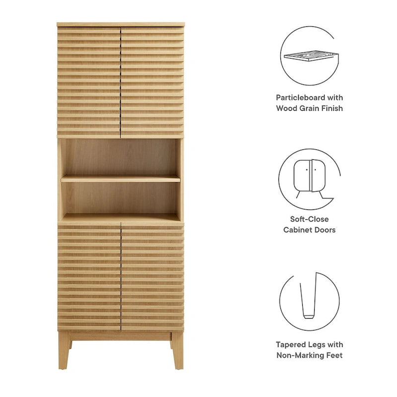 Tall Bathroom Storage Cabinet