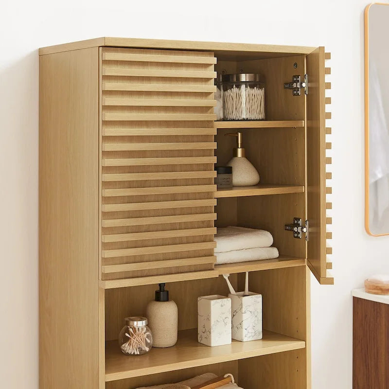 Tall Bathroom Storage Cabinet