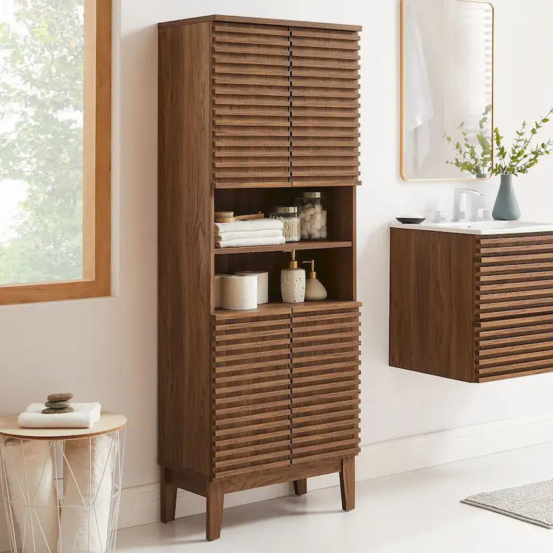 Tall Bathroom Storage Cabinet