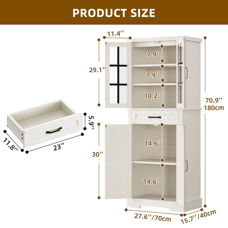 Kitchen Pantry Storage Cabinets