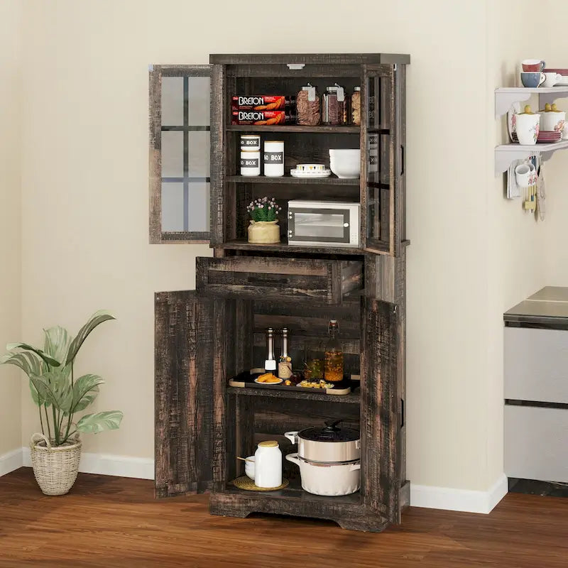 Kitchen Pantry Storage Cabinets