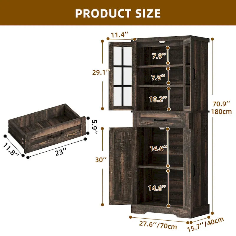 Kitchen Pantry Storage Cabinets