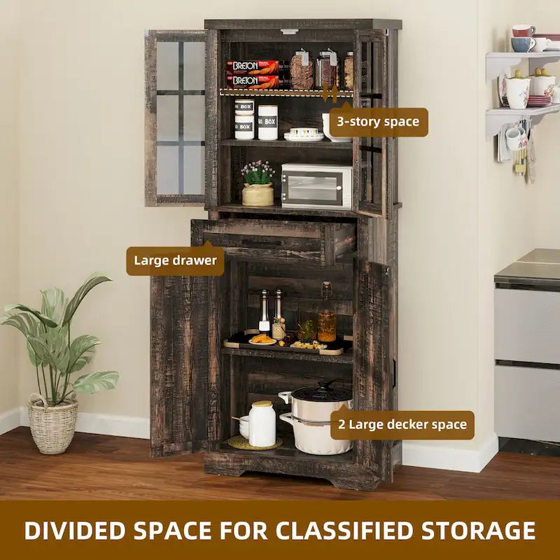 Kitchen Pantry Storage Cabinets